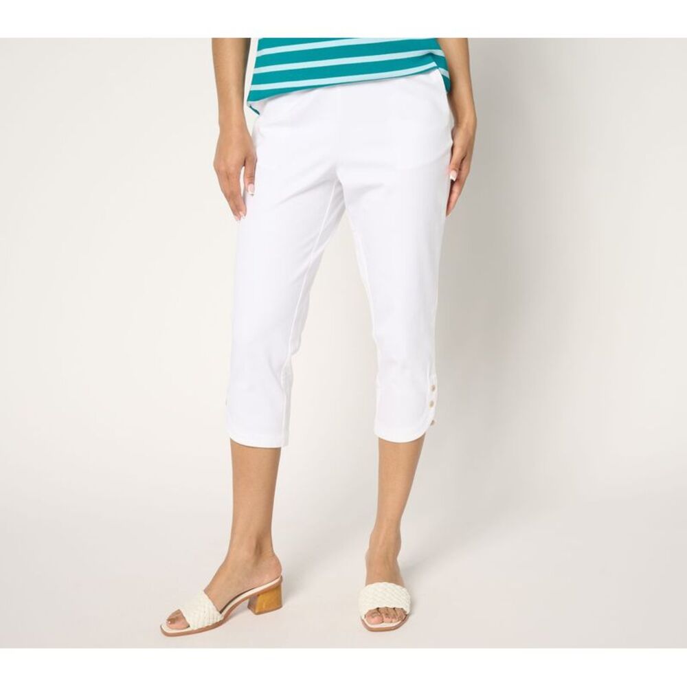 SUNNYLiFE Women's Pants Sz 14 Capri White A690163